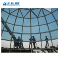 Xuzhou LF Prefab Space Marco de acero Glass Dome Toof House Iglesia Mosquía Construcción de techo de tragaluces